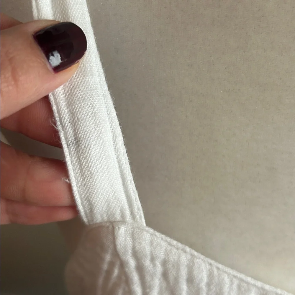 Old Navy White Smocked mini dress - Picture 4 of 8